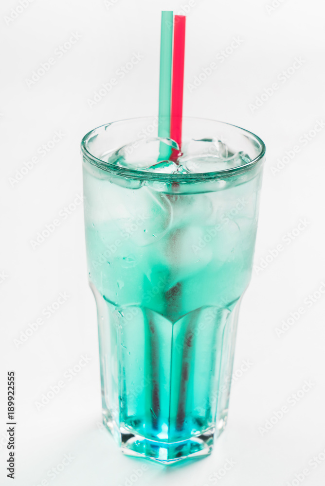 cocktail on the white background cocktail on the white background