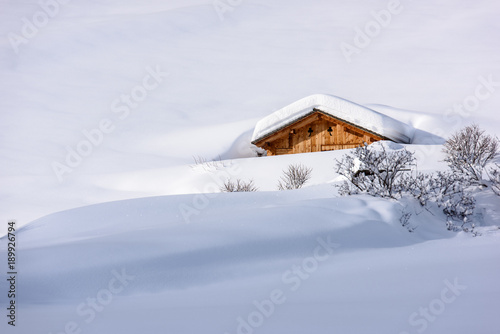 Tracks in the snow © Nicola Simeoni