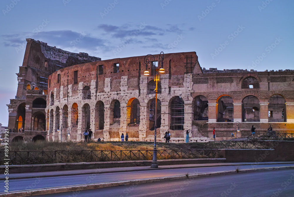 Colosseum Abend, Rom