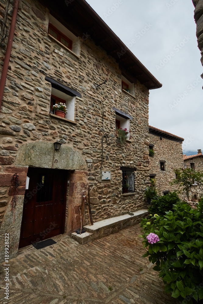 Zaldierna stone village in La Rioja province, Spain Zaldierna stone village in La Rioja province, Spain