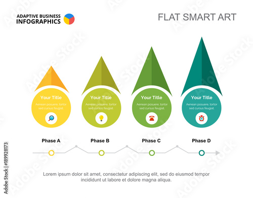 Four Arrows Strategy Slide Template