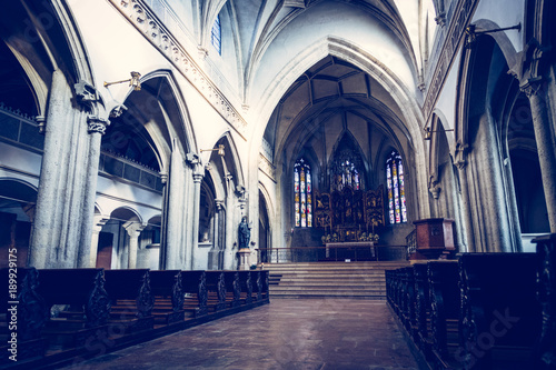 Kirche des Stift Nonntal, Innenaufnahme, Salzburg photo