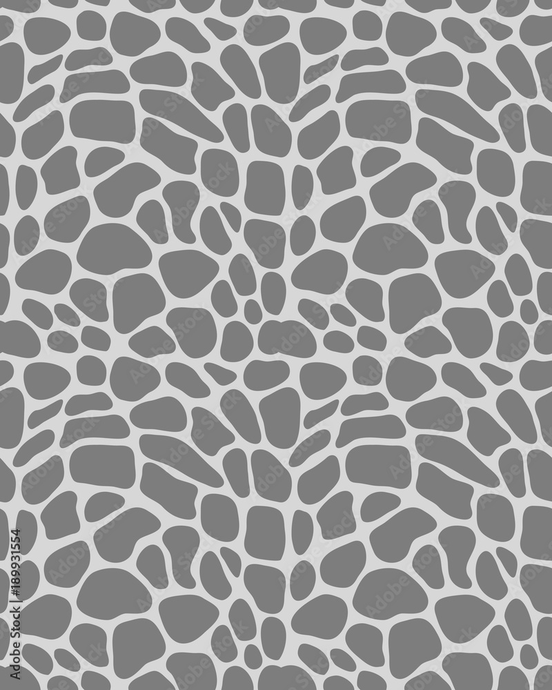 Gray pattern of leather of giraffe, vector illustration Gray pattern of leather of giraffe, vector illustration