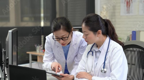 professional medical team working