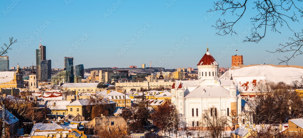 Obraz premium Vilnius,Winter