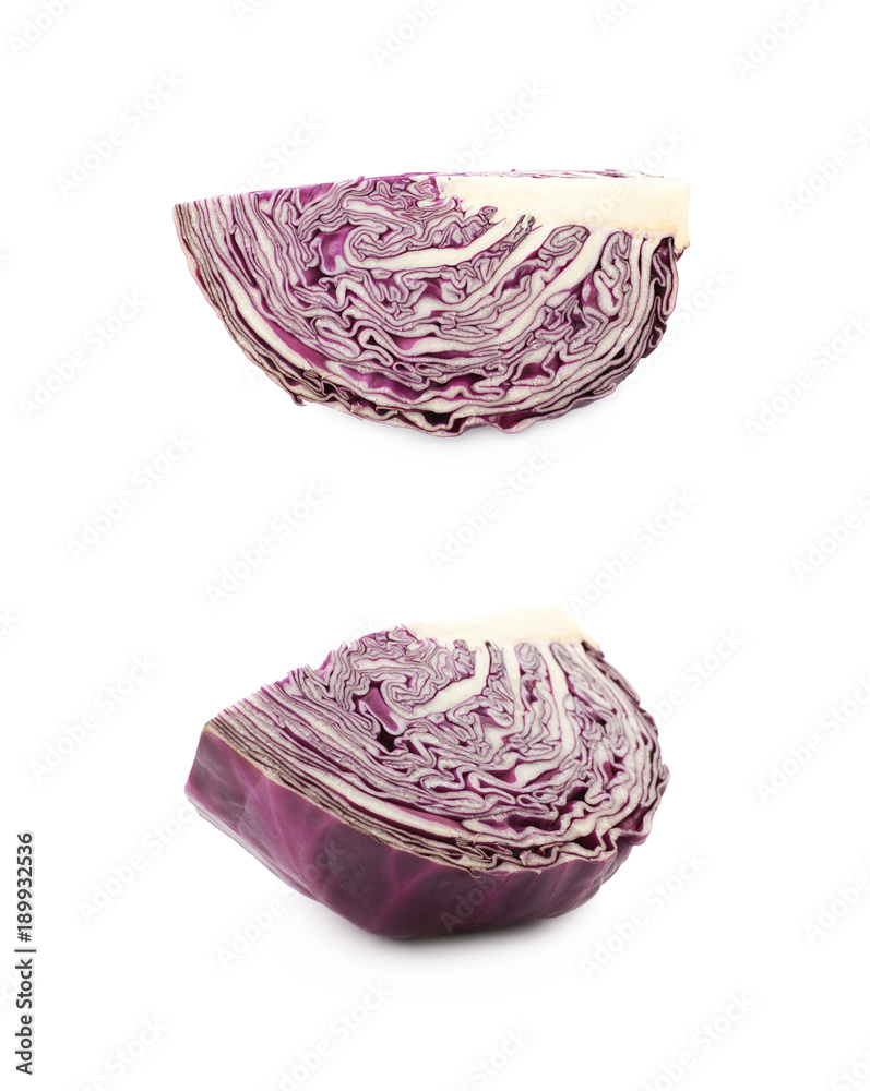 Red cabbage isolated Red cabbage isolated