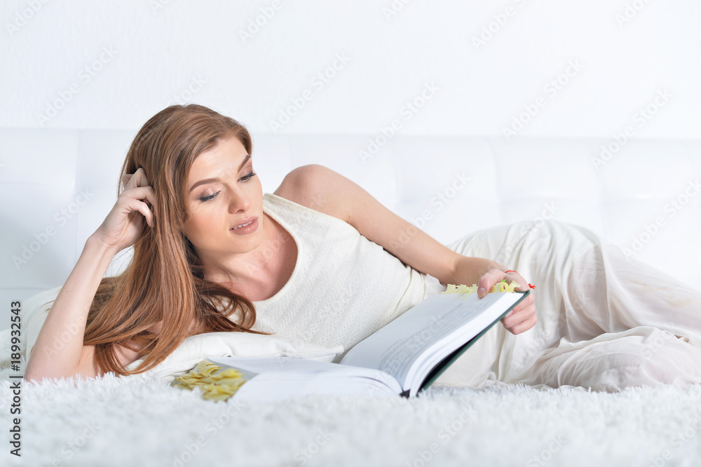 young woman in bed young woman in bed