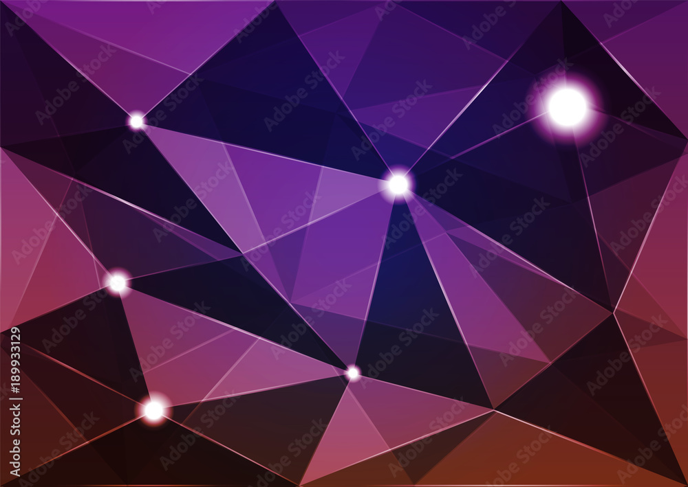 Obraz premium abstract background polygon vector illustration