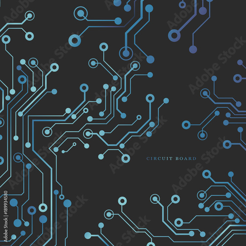 Circuit board, technology background. Vector illustration. EPS 10.