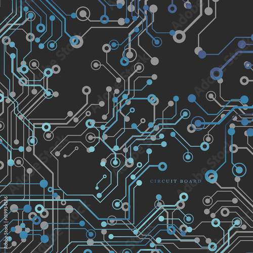 Circuit board, technology background. Vector illustration. EPS 10.