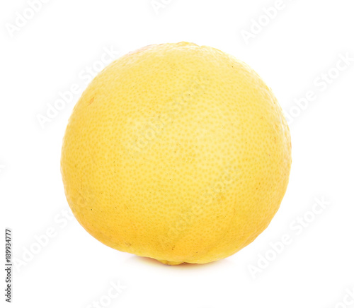 Lemon isolated on white background