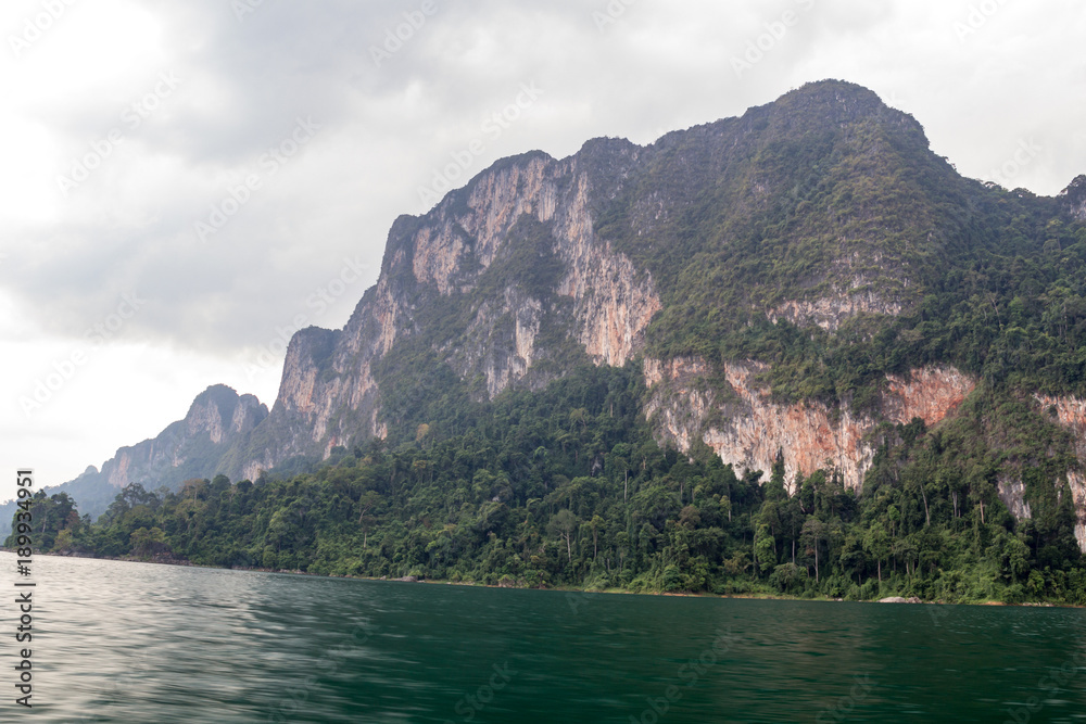Lake Cheow-Lan, Khao-Sok National Park, Thailand Lake Cheow-Lan, Khao-Sok National Park, Thailand