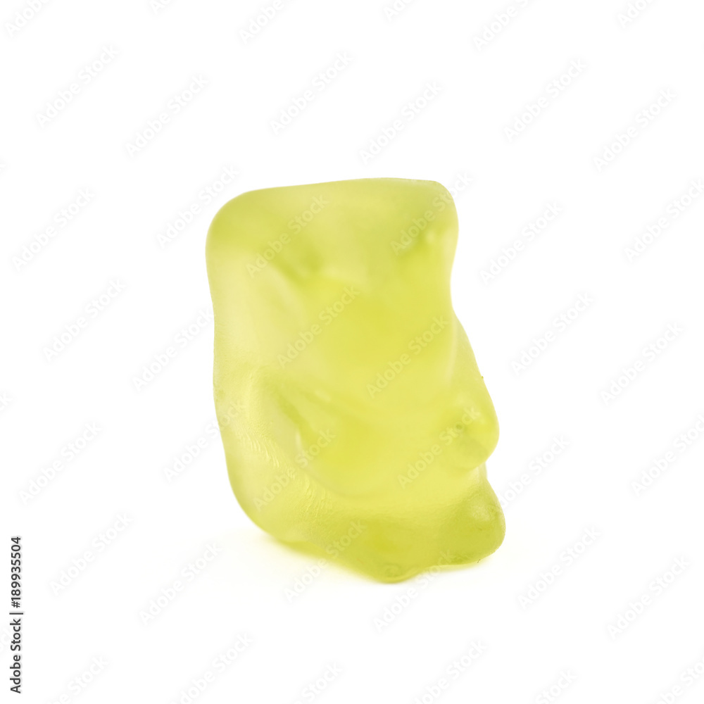 Pile of gummy bear candies isolated Pile of gummy bear candies isolated