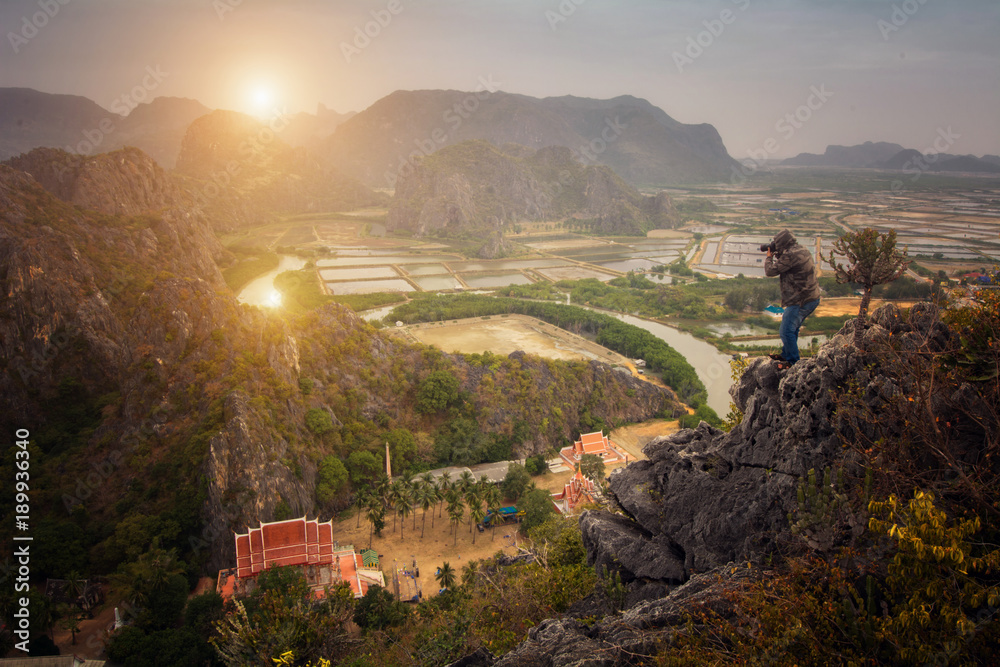 landscape viewpoint at Khao Daeng
