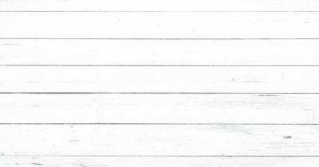 Wood texture background, white wood planks. Grunge washed wood wall pattern.