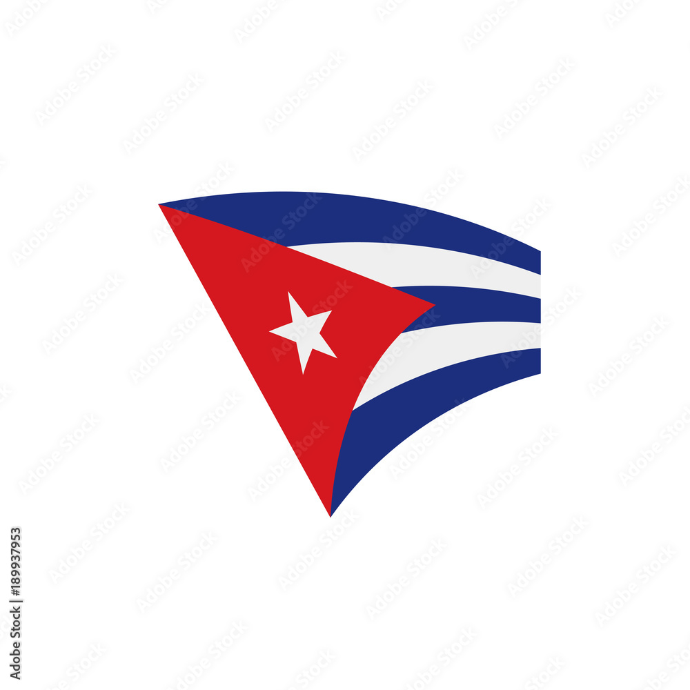 Cuba flag, vector illustration Cuba flag, vector illustration