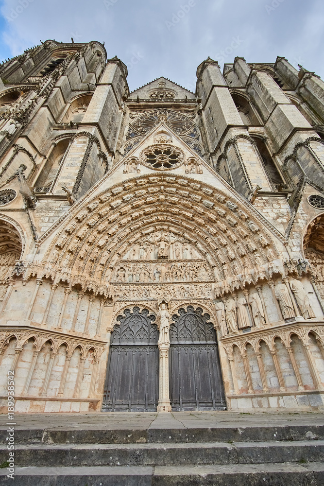 Cathedral of Bourges city in France