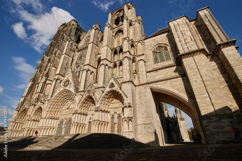 Cathedral of Bourges city in France © Evan Frank