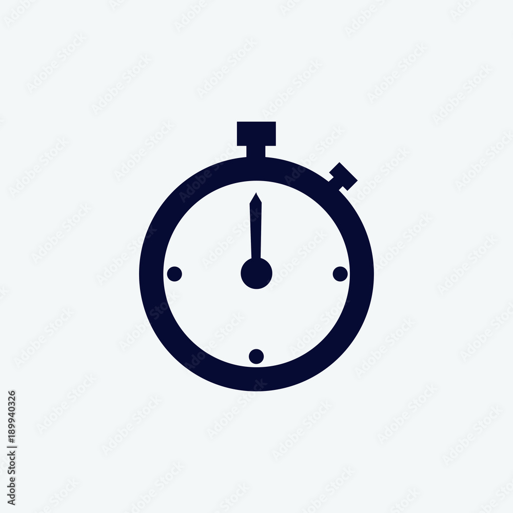 stopwatch icon, vector illustration. timer icon vector stopwatch icon, vector illustration. timer icon vector