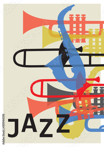 Plakat Festiwal jazzowy.