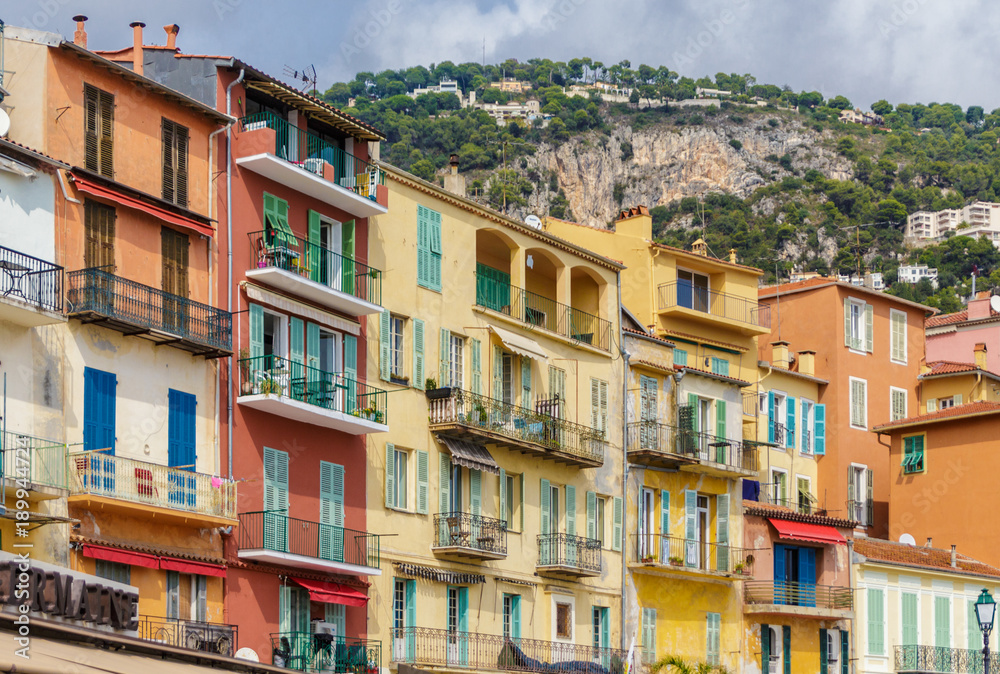 Colorful Apartments on Villefranche Street