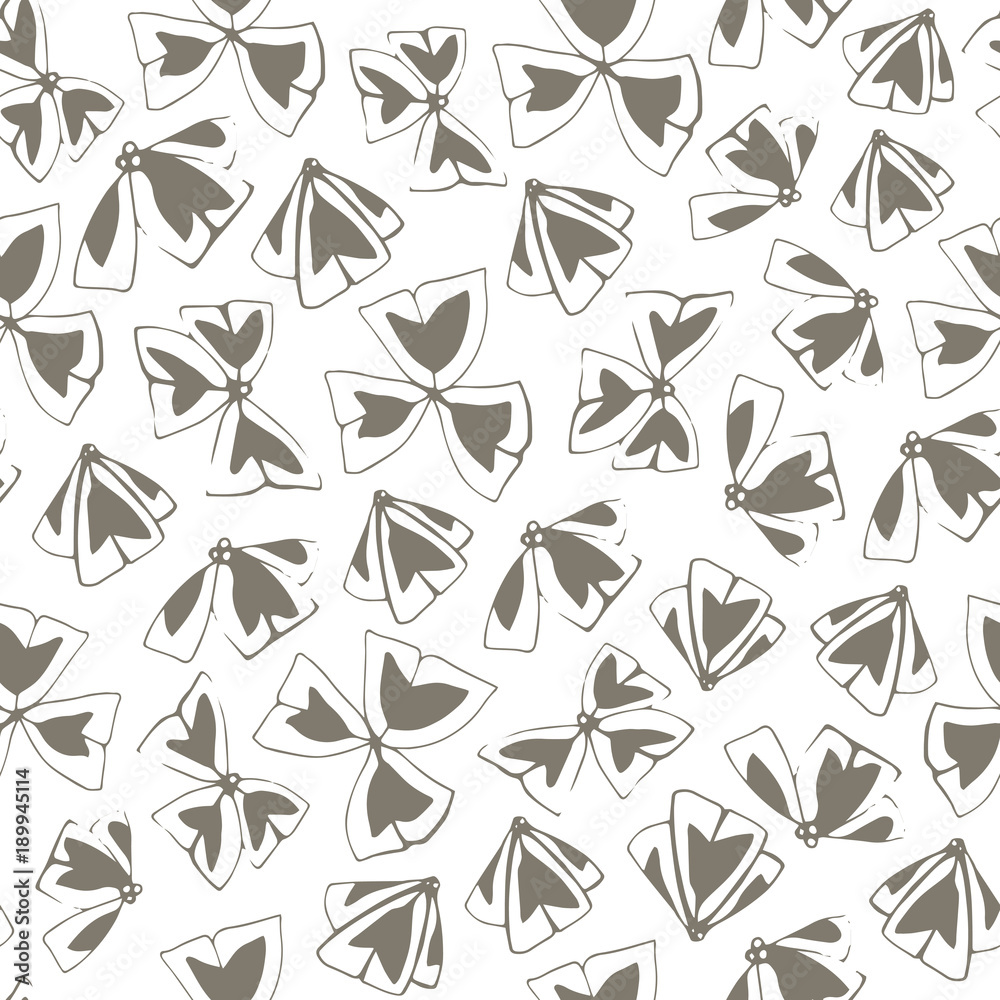 Seamless pattern with hand drawn flowers. Seamless pattern with hand drawn flowers.