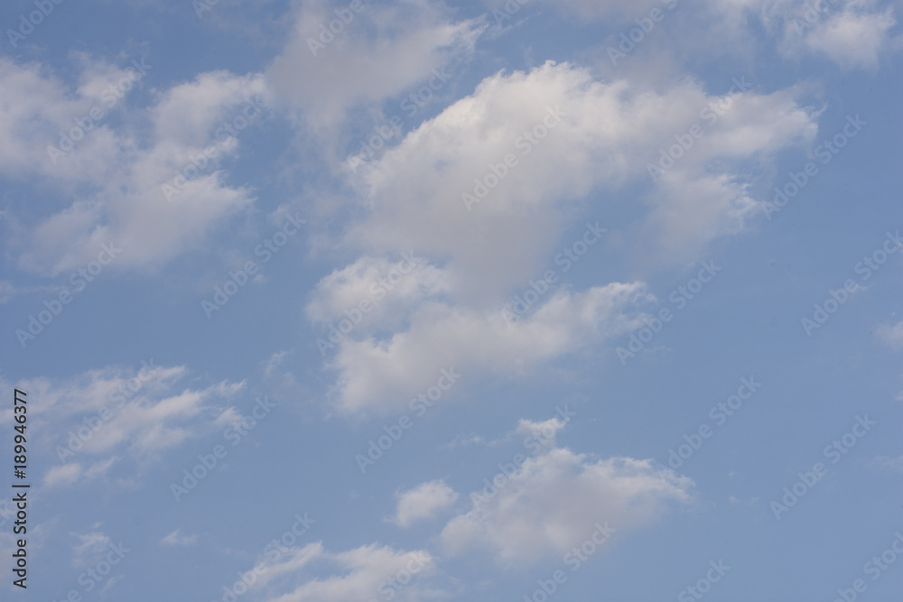 cloudscape and blue sky for backgrounds, clouds