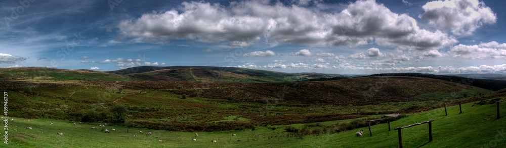 Dathmoor in England- panoramic Landscape Dathmoor in England- panoramic Landscape