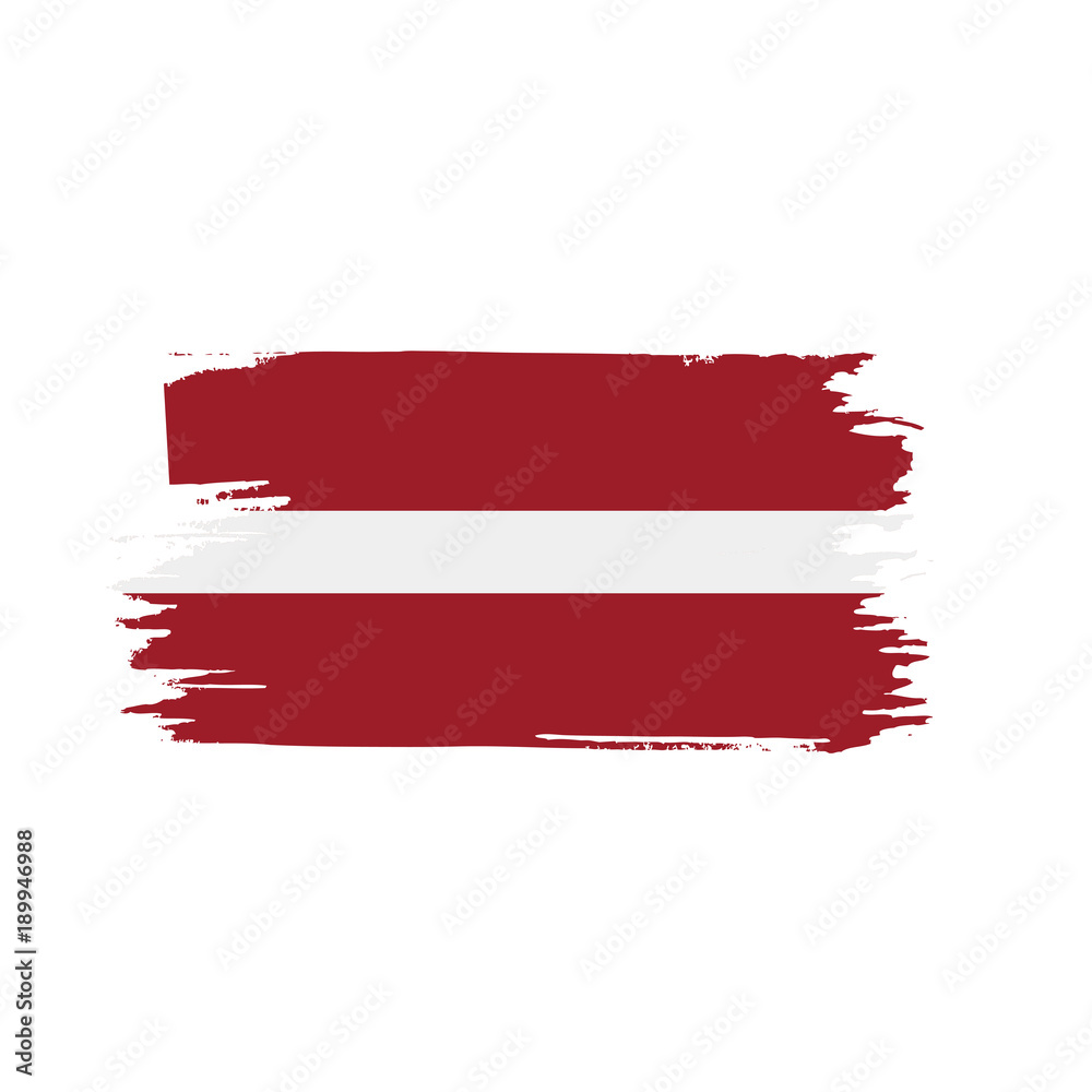 Latvia flag, vector illustration Latvia flag, vector illustration