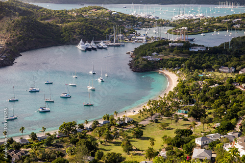 English Harbour is a natural harbour and settlement on the island of Antigua in the Caribbean photo