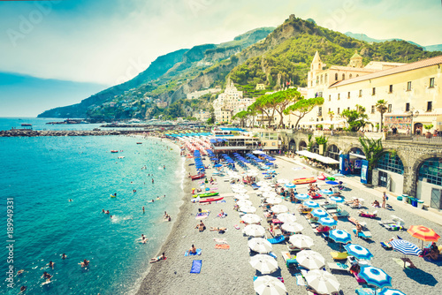Fototapeta Naklejka Na Ścianę i Meble -  Amalfi coast, Italy