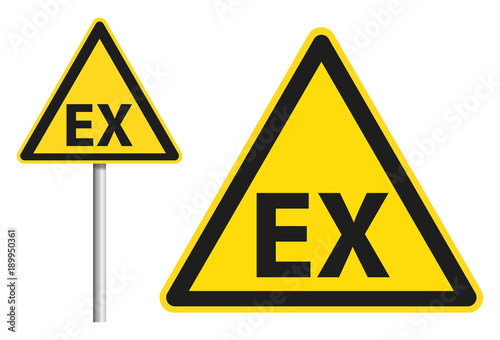 EX Explosionsgefahr Schild