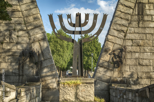 Belgrade, Serbia May 30, 2016: Jewish cemetery in Belgrade