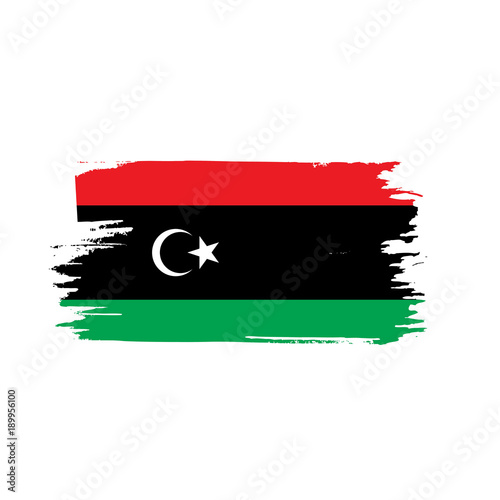 Libya flag  vector illustration