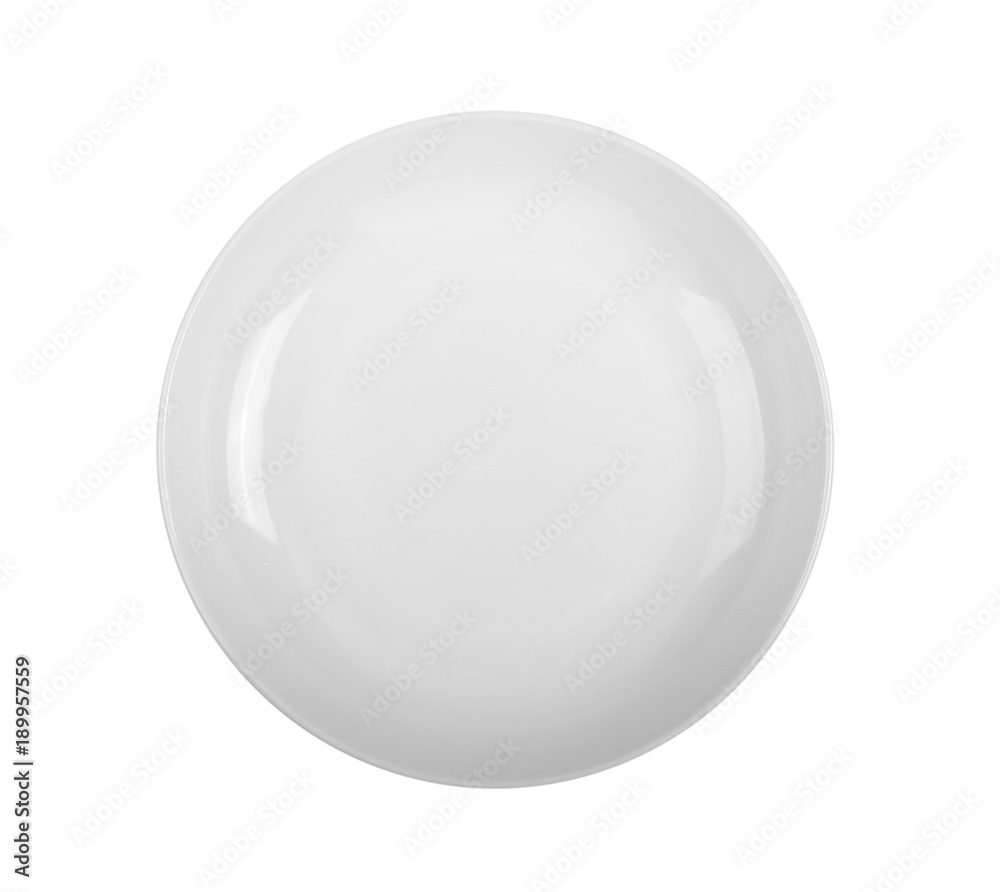 plate on white background plate on white background