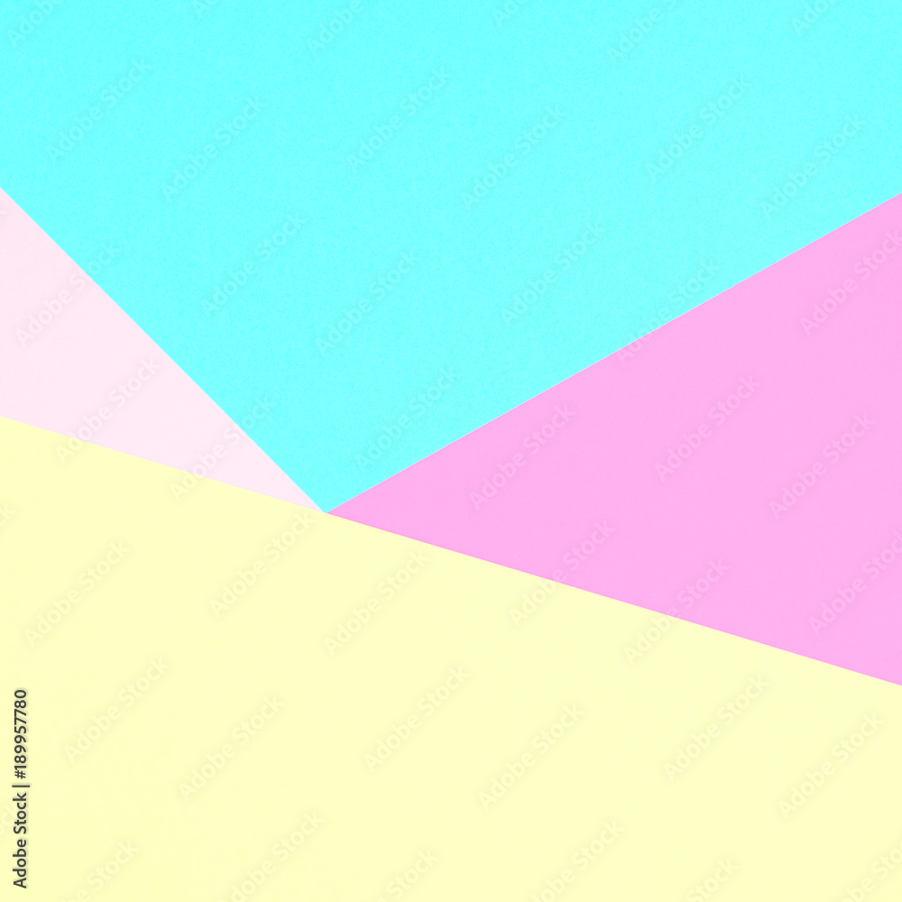 Abstract pastel colored paper texture minimalism background. Minimal geometric shapes and lines in pastel colours.