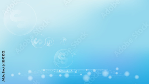 An economic bubble or asset bubble business image vector for business abstract background.
