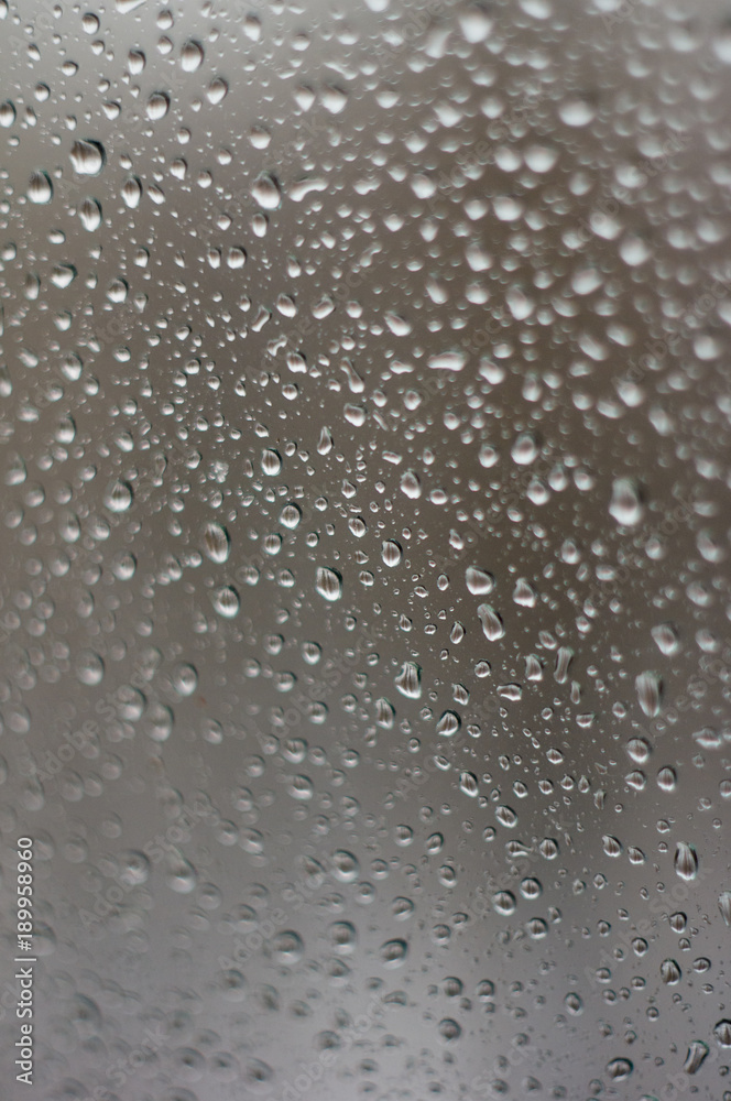 raindrops on the window glass raindrops on the window glass