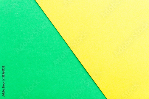 Green and yellow color paper texture background. Trend colors, geometric paper background. Colorful of soft paper background.