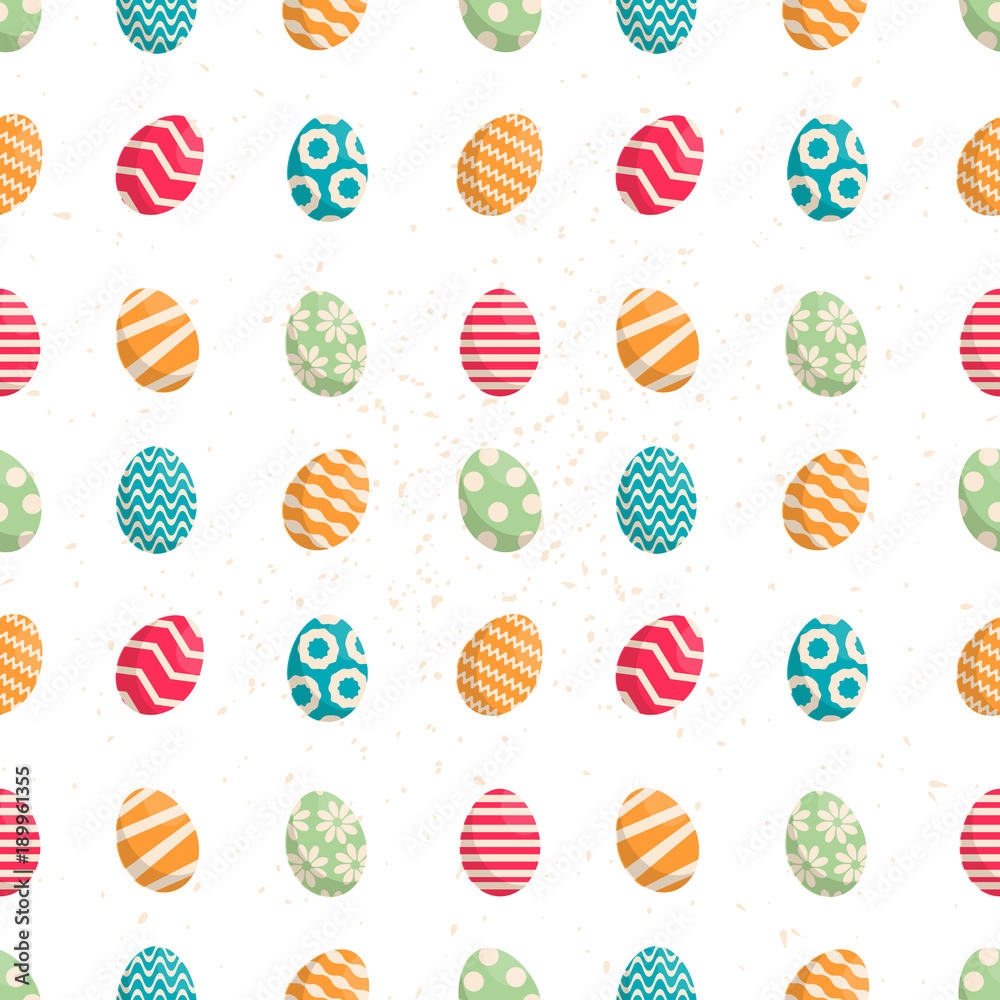 pattern on easter theme. Rabbit, chicken, eggs. spring Festival.