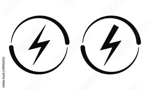 Electrical Signs. Vector Icon
