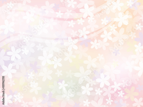 桜の背景素材
