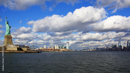 Panorama of the Hudson River in New York