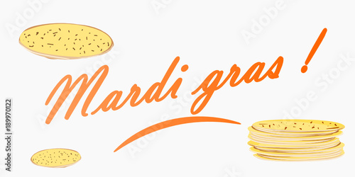 vive la chanfeleur - c'est la chandeleur - mardi gras