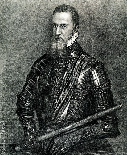 Foto Duke of Alba, Spanish noble, general and diplomat (from Spamers Illustrierte  W