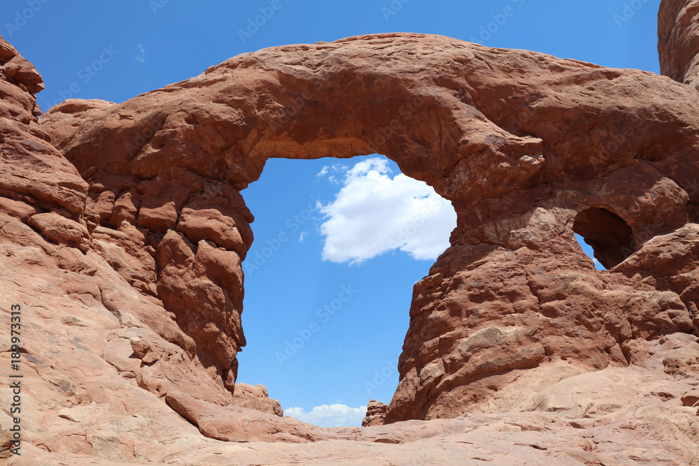 Turret Arch in Arches National Park. Utah. USA