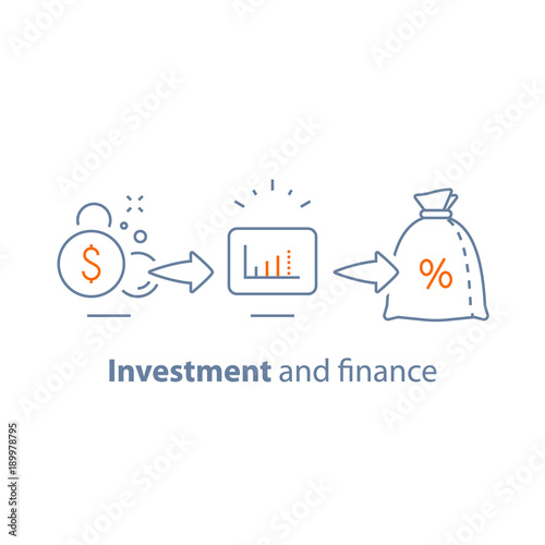 Capital growth, high interest, income increase, long term investment, financial profit, make money, fund raising, pension savings