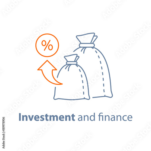 Income growth, fund management, investment strategy, long term investing, loan concept, pension savings