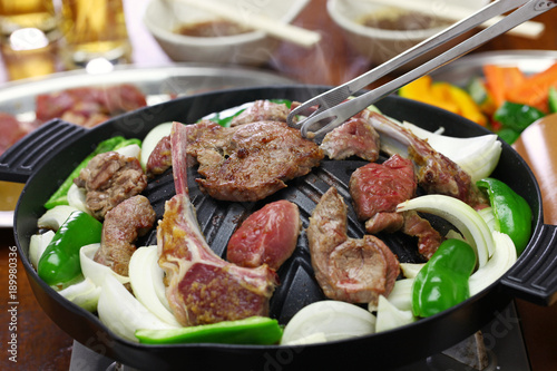 Foto Jingisukan, genghis khan, Japanese style lamb barbecue