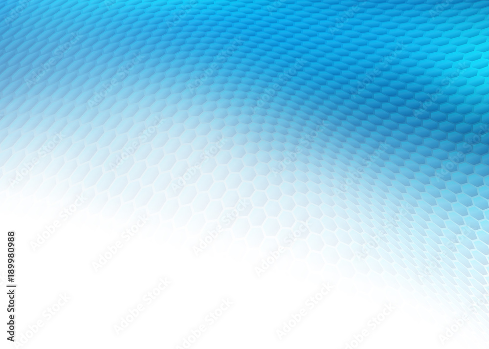 Abstract high resolution illustration of blue faded hexagonal/geometric layered design background perfect for Medical, Healthcare and Science and many other Businesses Plenty of copy space.